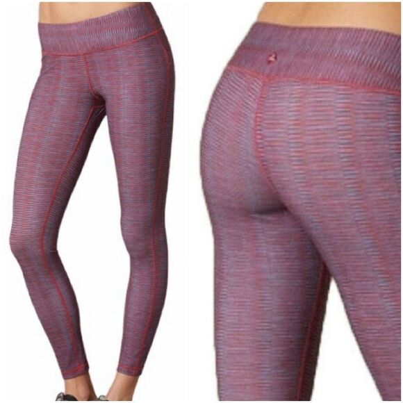 🔹️Prana Purple & Blue Maison Cropped Athletic Pants Small - Picture 1 of 8